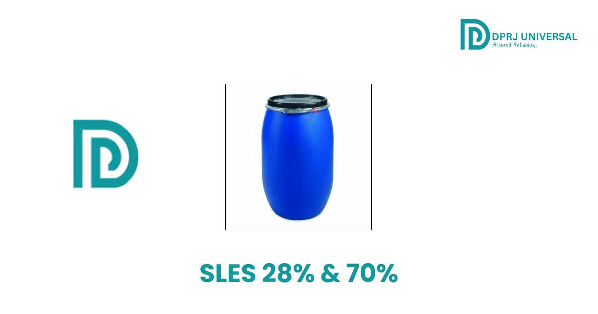 Sodium Lauryl Ether Sulphate (SLES) 28% & 70% - DPRJ Universal