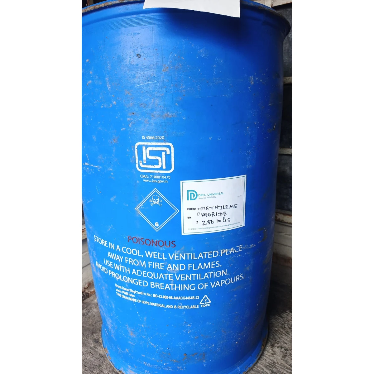 Methylene Dichloride: Dichloromethane (MDC) Bulk Supply bulk supply – image 4 of 5 – DPRJ Universal manufacturer