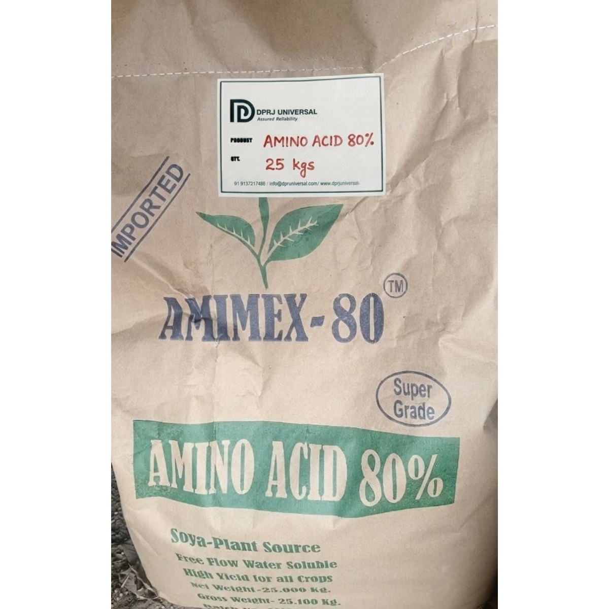 Amino Acid 80% Soluble Biostimulant Powder - DPRJ Universal