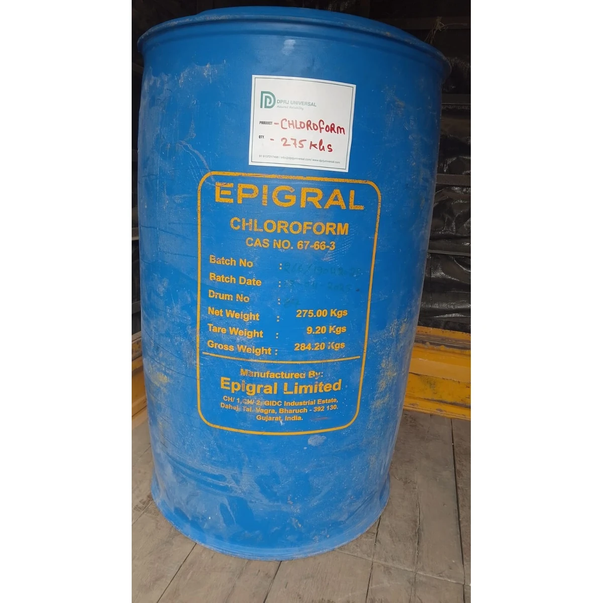 Chloroform Bulk Chemical Supply bulk supply – image 7 of 7 – DPRJ Universal manufacturer