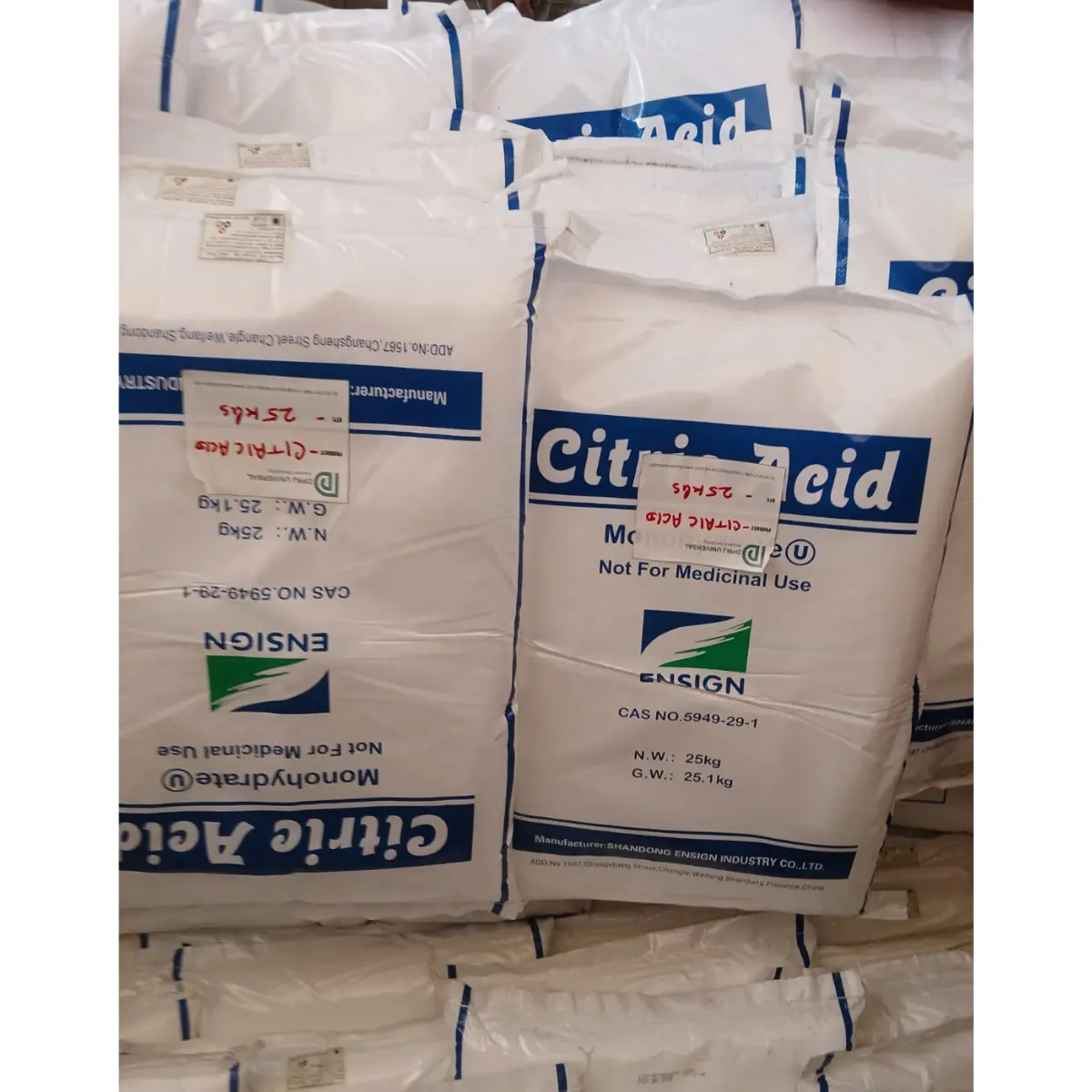 Citric Acid Monohydrate and Anhydrous 99.5% purity - DPRJ Universal