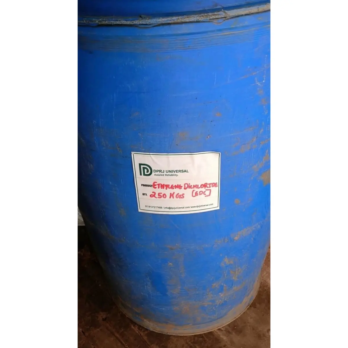 Ethylene Dichloride (EDC) Dichloroethane (CAS 107-06-2) 99.8% purity - DPRJ Universal