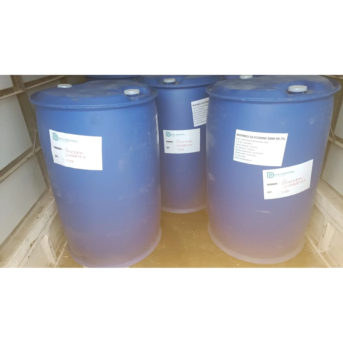 Glycerin Bulk Chemical Supply bulk supply photo 3 of 8 - DPRJ Universal