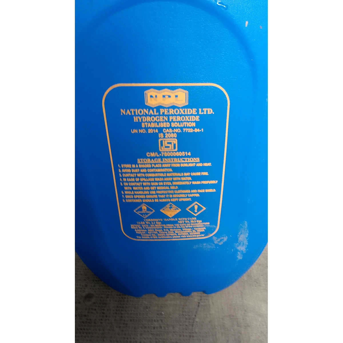 Hydrogen Peroxide (35% & 50%) Bulk Supply bulk supply photo 6 of 7 - DPRJ Universal