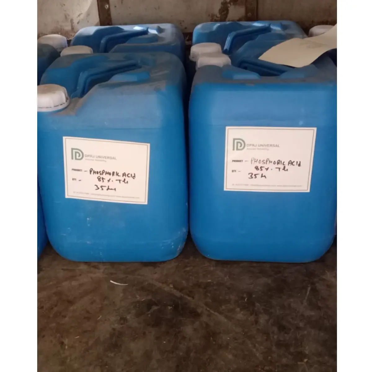 Phosphoric Acid 85% - 99% (FG/TG) Bulk Chemical Supply - DPRJ Universal