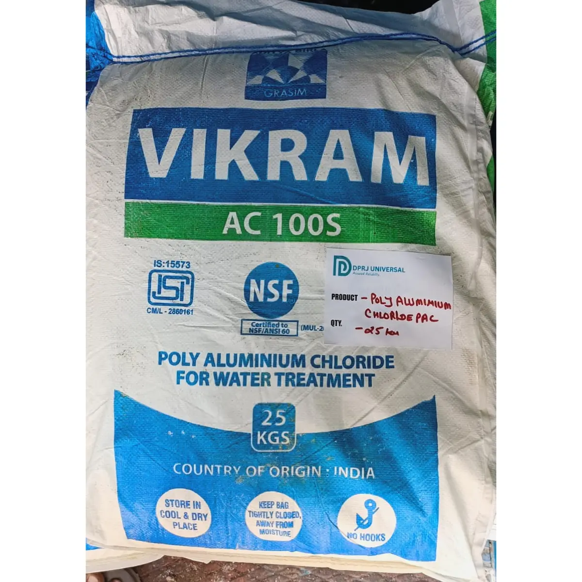 Poly Aluminium Chloride (PAC) 30% purity - DPRJ Universal