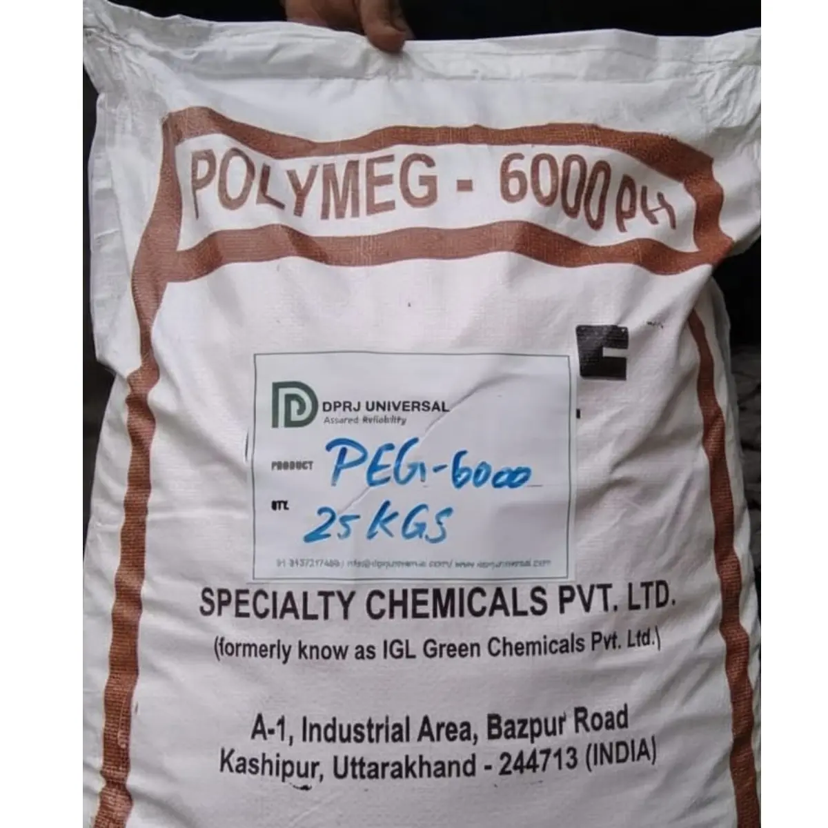 Polyethylene Glycol 6000 (PEG 6000) High Purity Flakes - DPRJ Universal