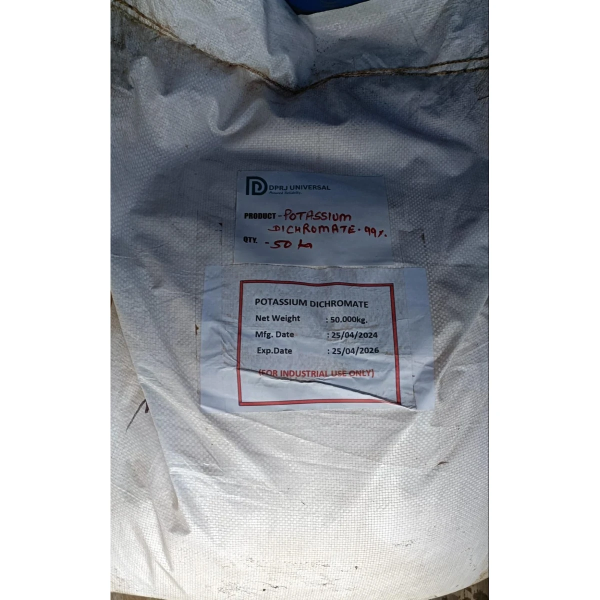Potassium Dichromate Bulk Chemical Supply bulk supply – image 2 of 2 – DPRJ Universal manufacturer