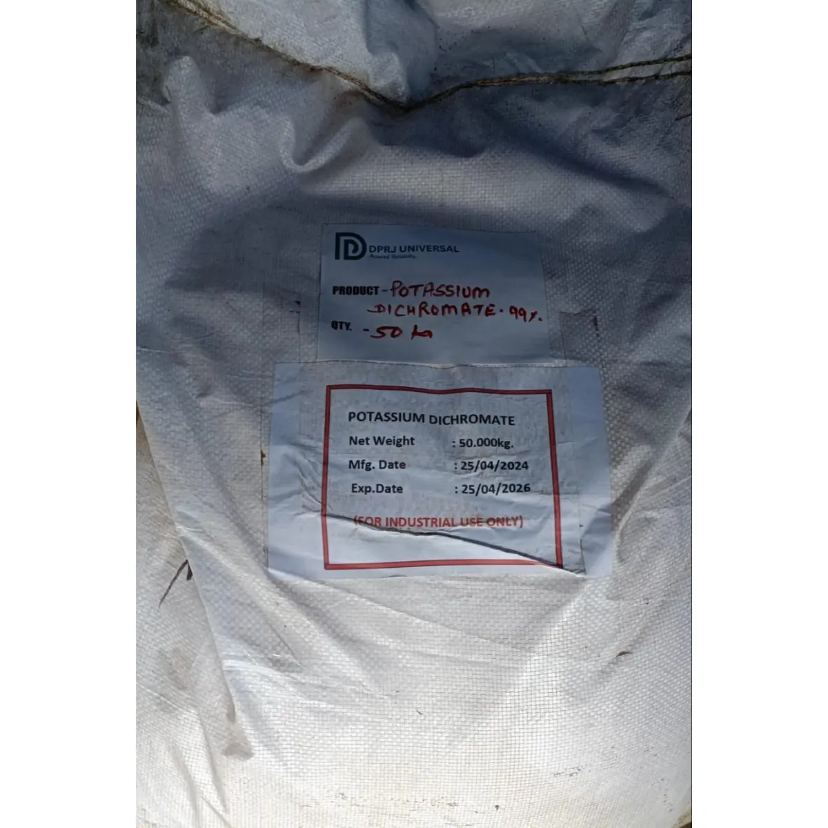 Potassium Dichromate (CAS 7778-50-9) 99.5% purity - DPRJ Universal