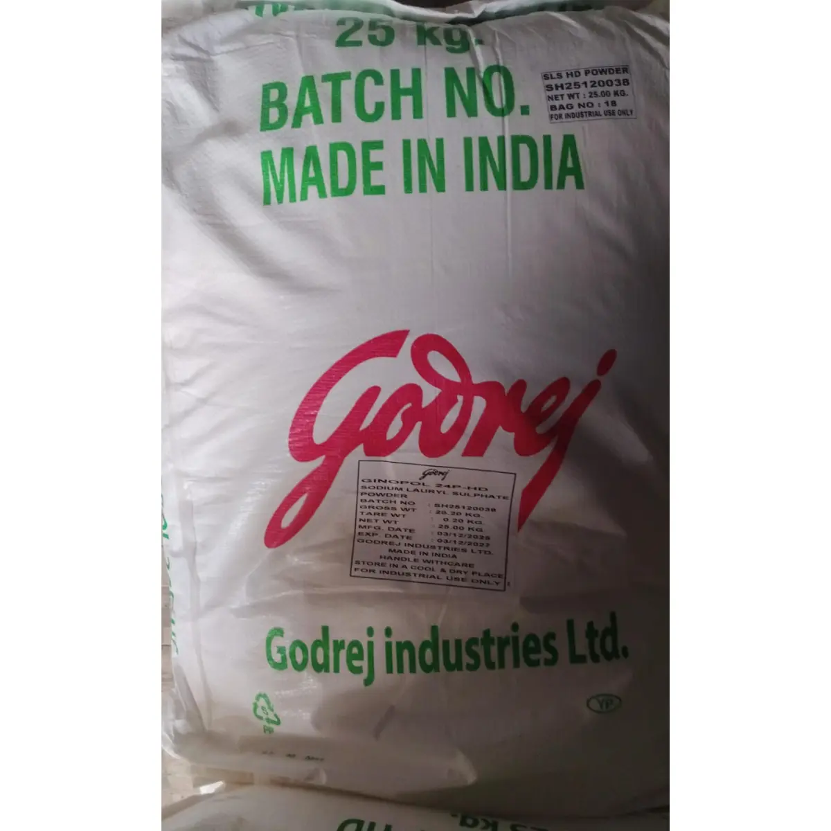 SLS Powder: Sodium Lauryl Sulfate 95% purity - DPRJ Universal