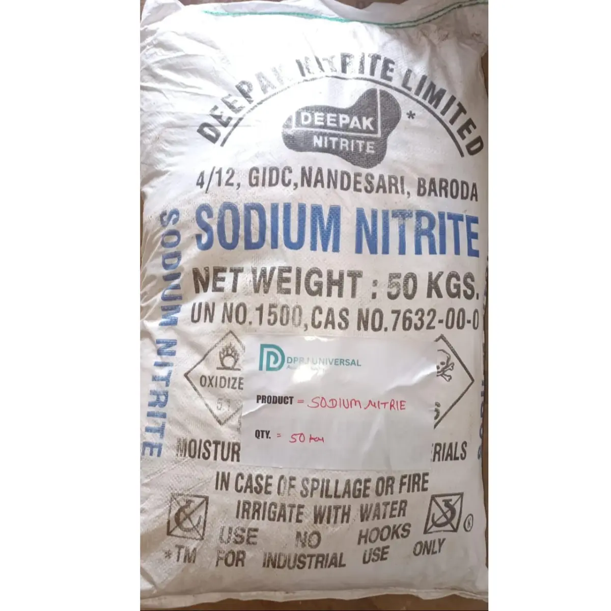 Sodium Nitrite (CAS 7632-00-0) 99% purity - DPRJ Universal