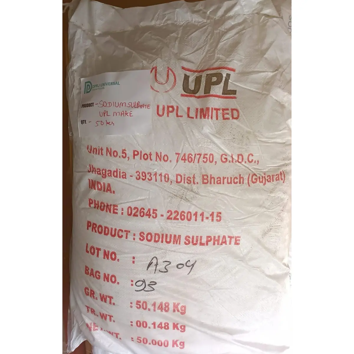 Sodium Sulphate (CAS 7757-82-6) 99.0% purity - DPRJ Universal