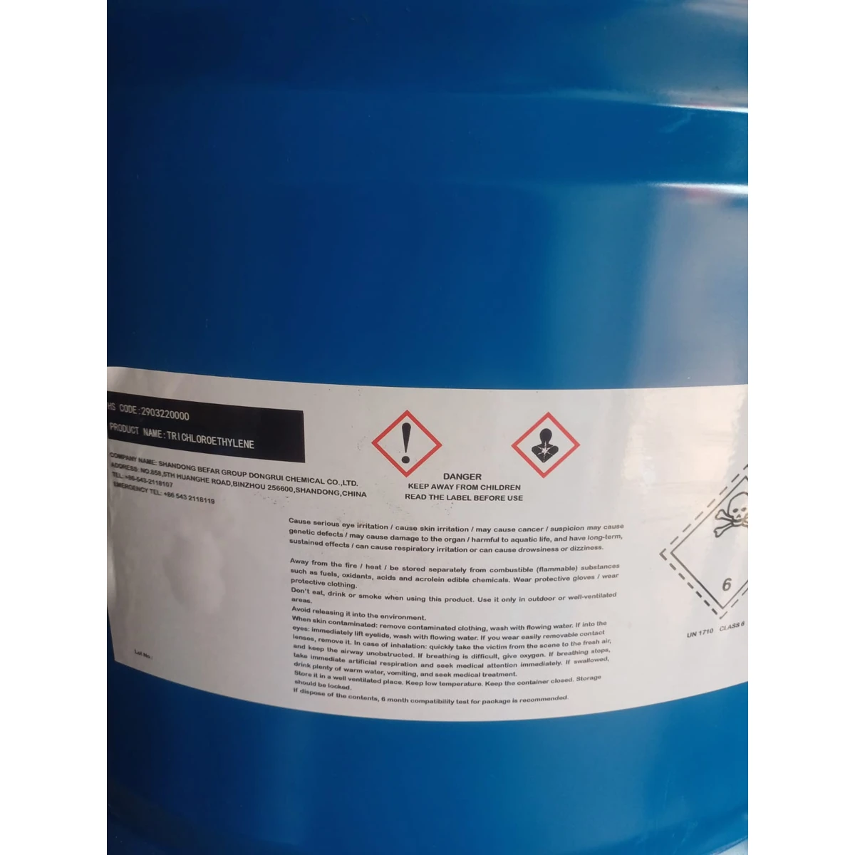 Trichloroethylene Bulk Chemical Supply bulk supply – image 7 of 8 – DPRJ Universal manufacturer