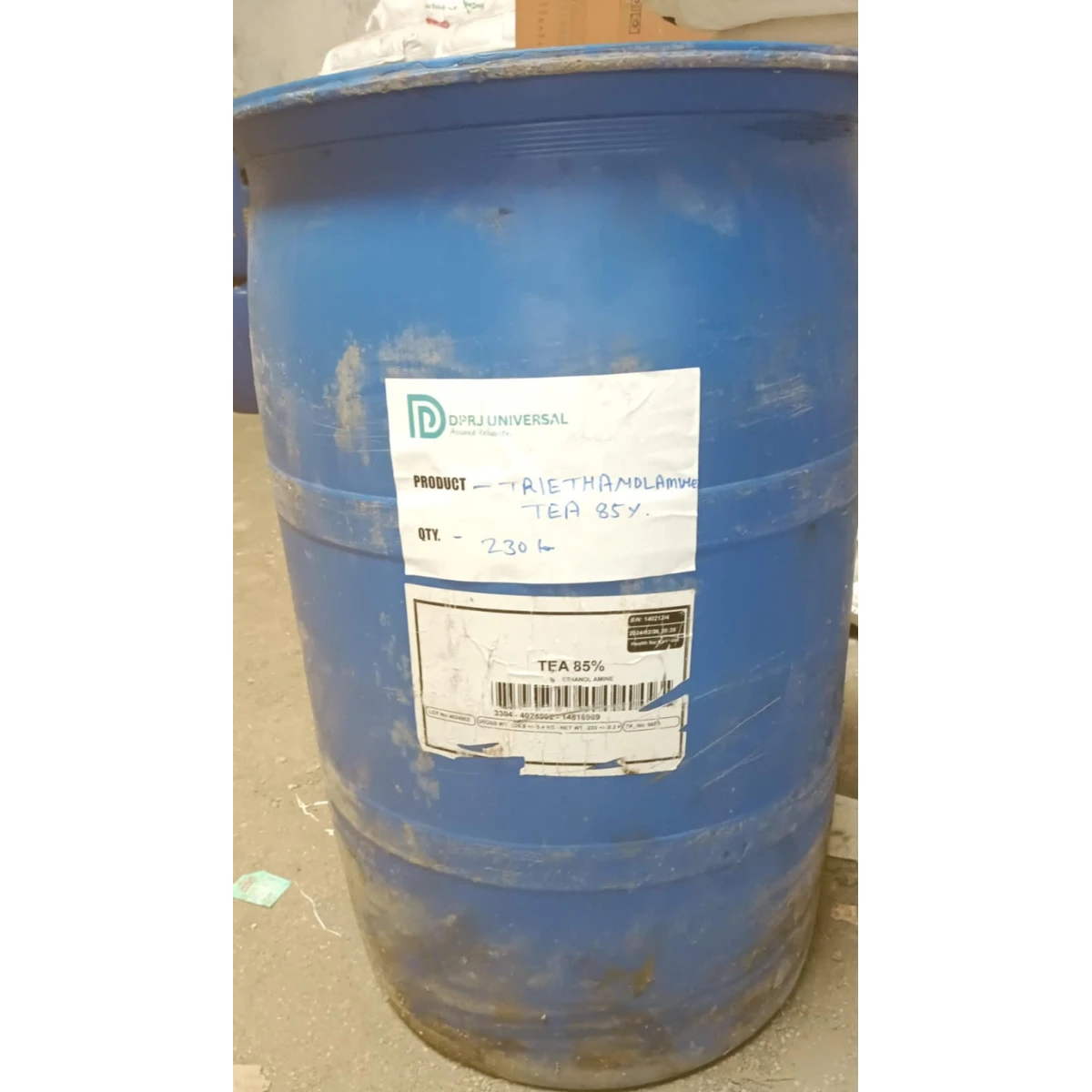 Triethanolamine (TEA) Bulk Chemical Supply bulk supply photo 2 of 8 - DPRJ Universal
